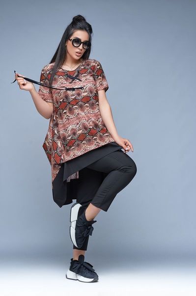 

Блузка Maximoda ELK53162/53220  анималистический принт, Блузка Maximoda ELK53162/53220 50 анималистический принт