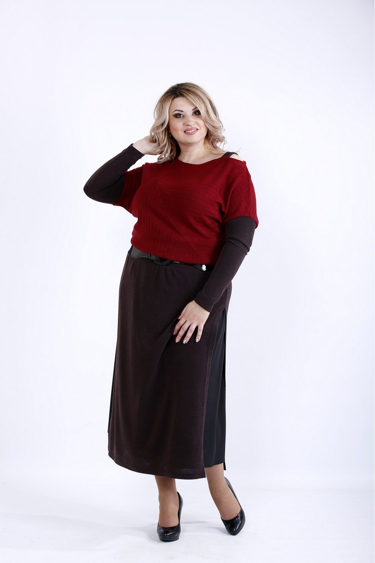 

Платье Maximoda ЕGS0886-4  бордовый, Платье Maximoda ЕGS0886-4 56 бордовый