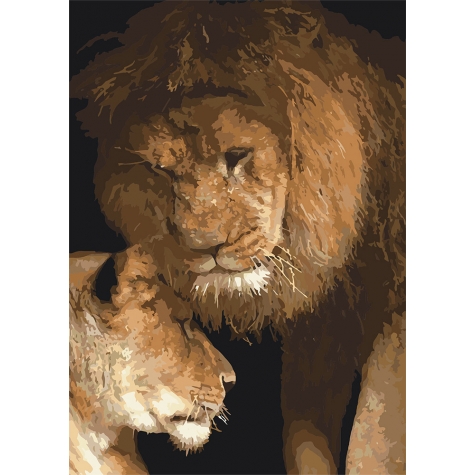 

Картина по номерам "Сила любові" 35*50см, Идейка