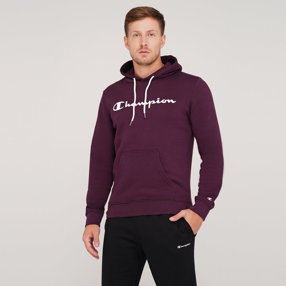 

Мужское худи Champion Hooded Sweatshirt Фиолетовый 42 (cha214743-PPE)