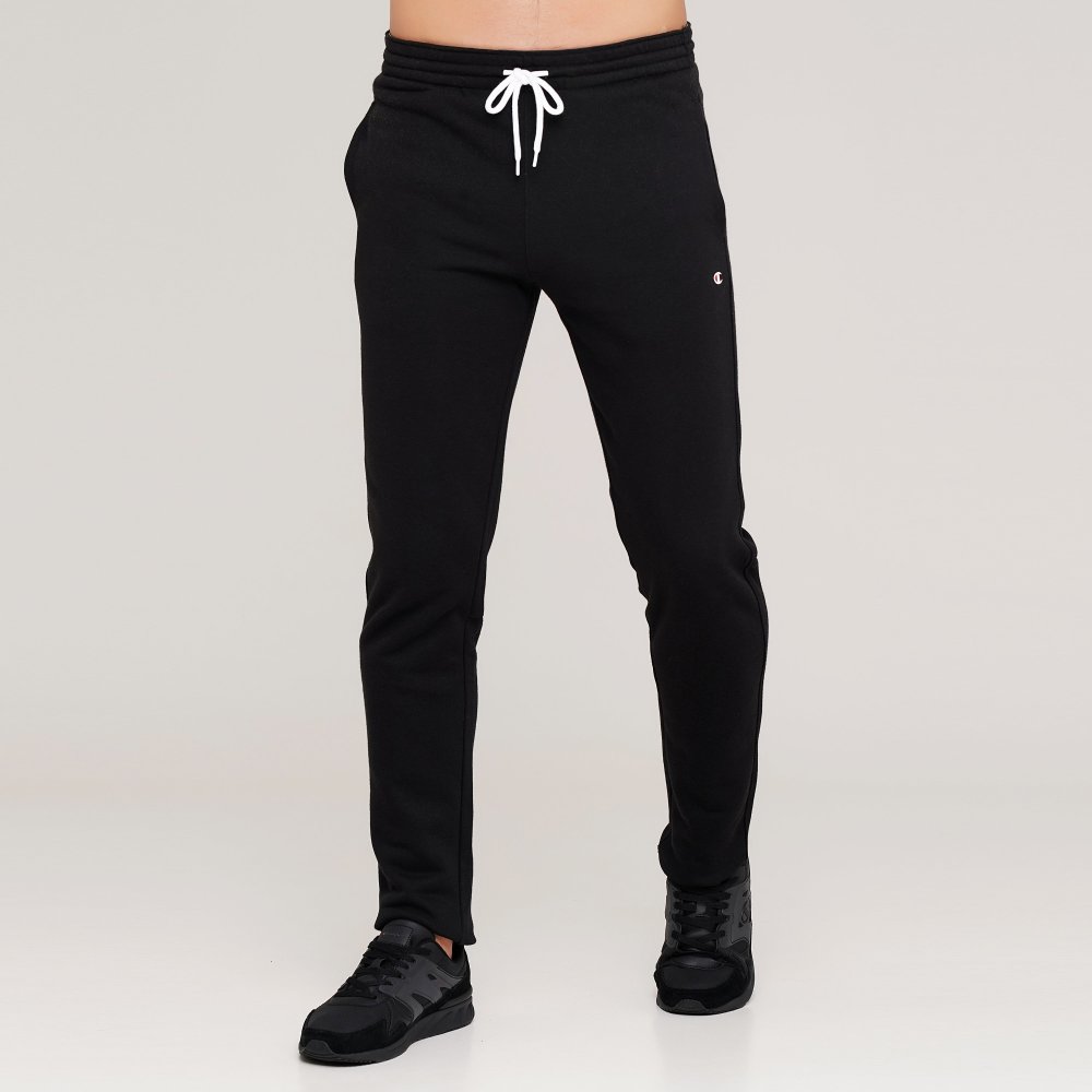 

Мужские спортивные штаны Champion Straight Hem Pants Черный 44 (cha214968-NBK)