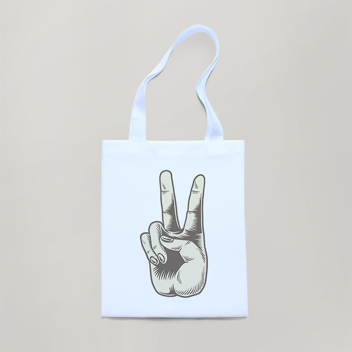 

Экосумка GUS "Peace" габардин 32х38 см (SU008 - Сумки)