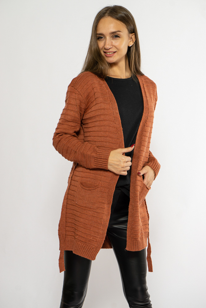 

Кардиган женский Time of Style 85F035 M/L Кирпичный