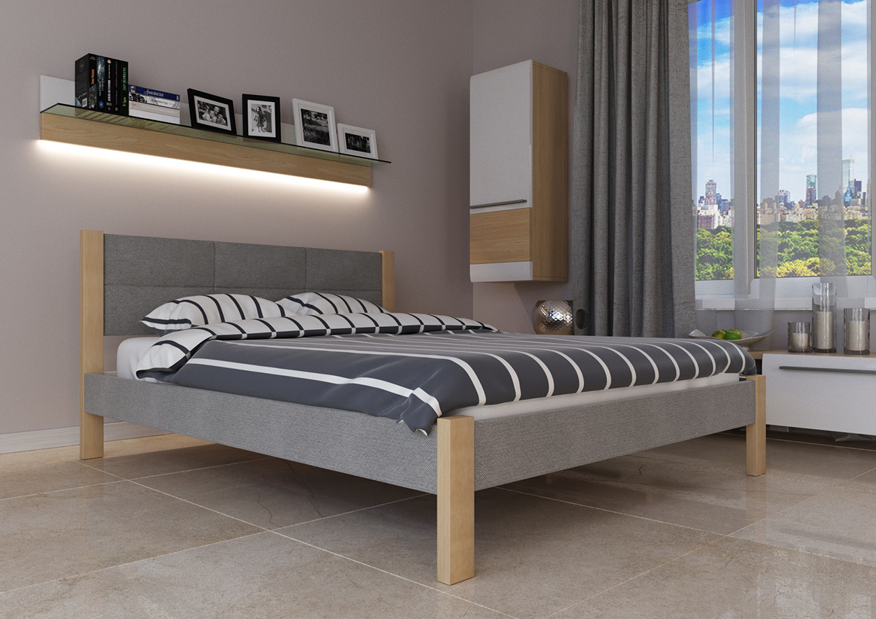 

Кровать ЭЛЕГАНТ Комби ЧДК (140 * 200) Яблоня