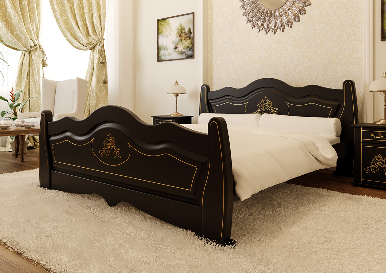 

Кровать МАЛЬВА ЧДК (90 * 200) Венге