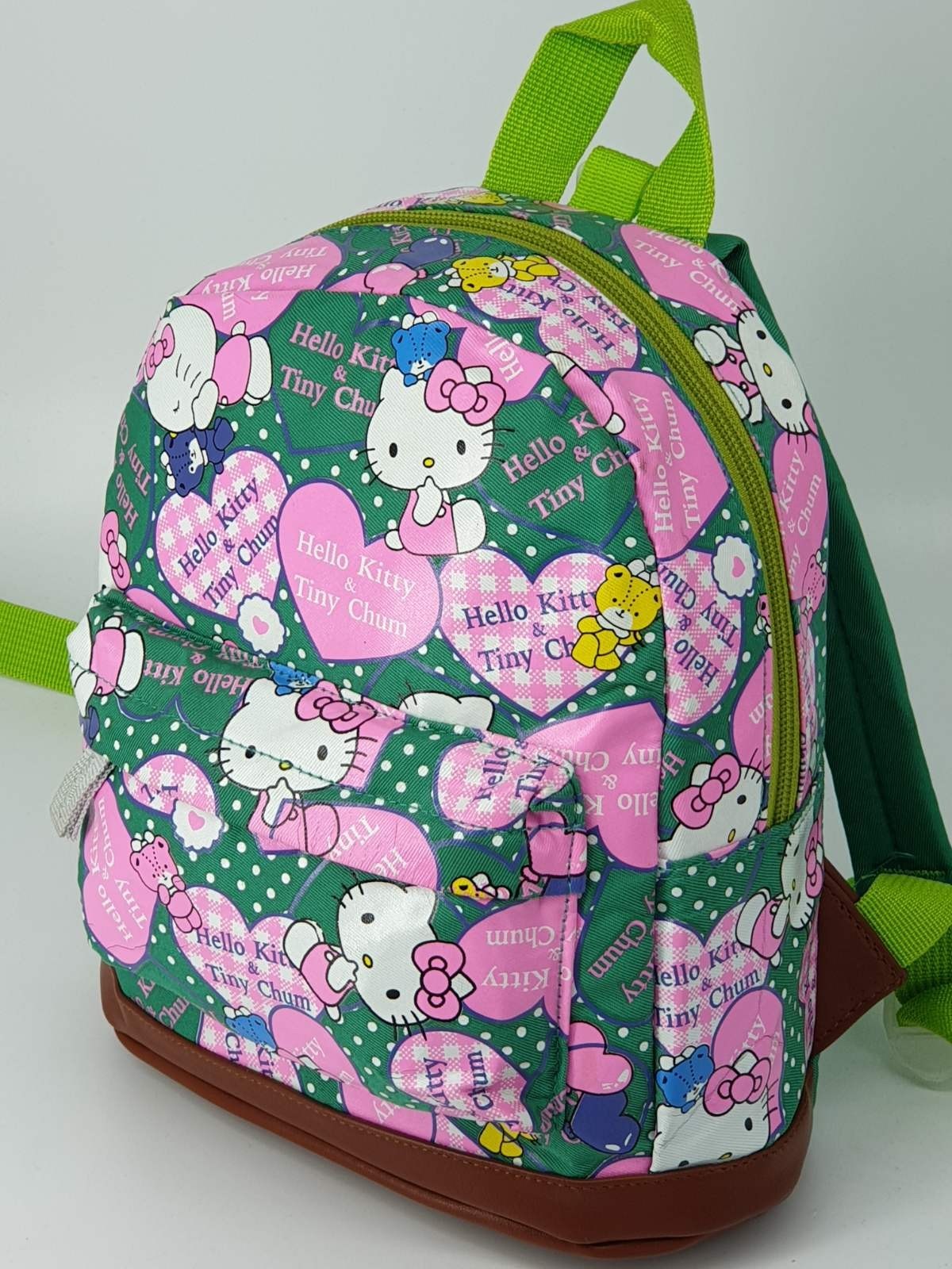 

Рюкзак детский Hello Kitty зелёный 612#