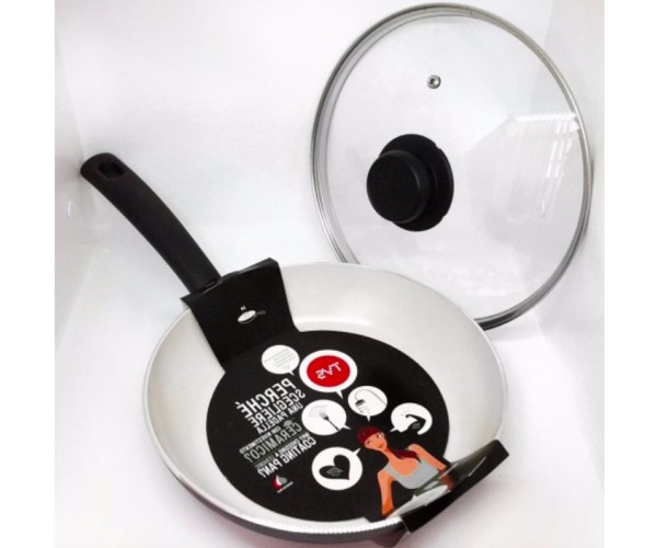 

Сковорода TVS eco cook 28 см + крышка