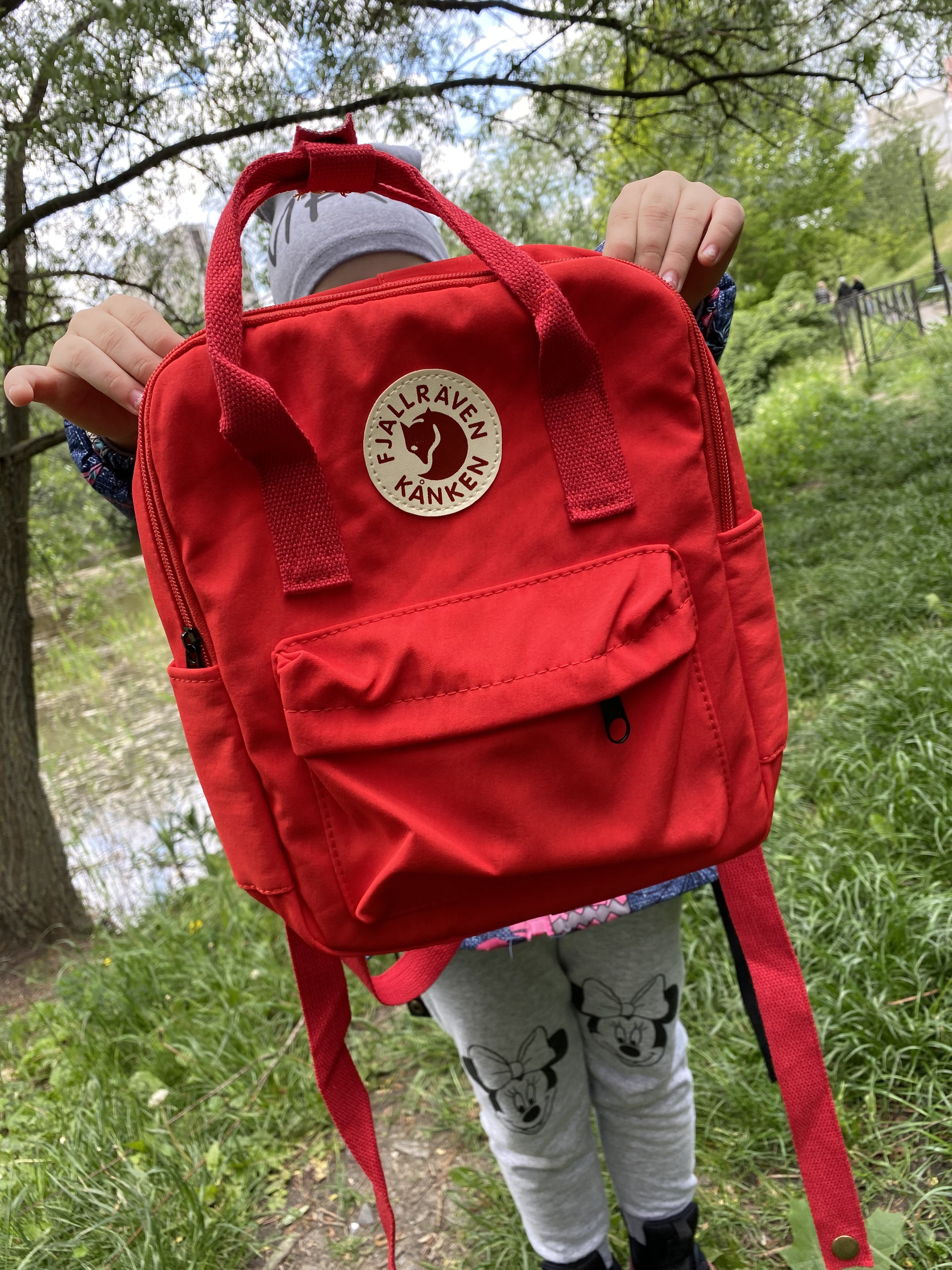 

Рюкзак Fjallraven Kanken Mini 28x22x12 см Красный