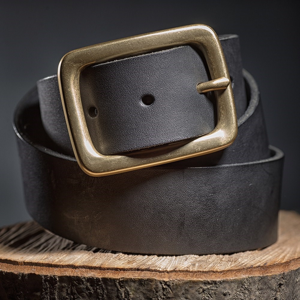 

Кожаный дизайнерский ремень holla, BELT // BLACK (hl-BELT-110)