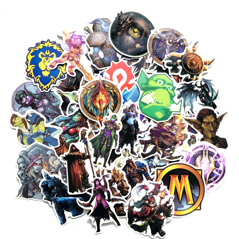 

Стикерпак GeekLand Варкрафт 50 штук Warcraft S W 008