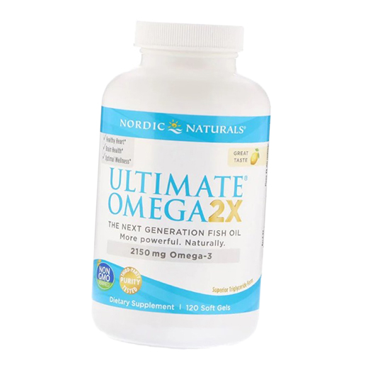 

Ultimate Omega 2X 2150 Nordic Naturals 120гелкапс Лимон (67352020)