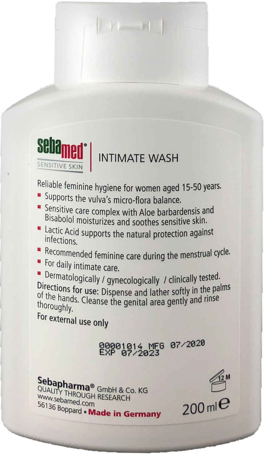 Гель для интимной гигиены Sensitive Skin Sebamed