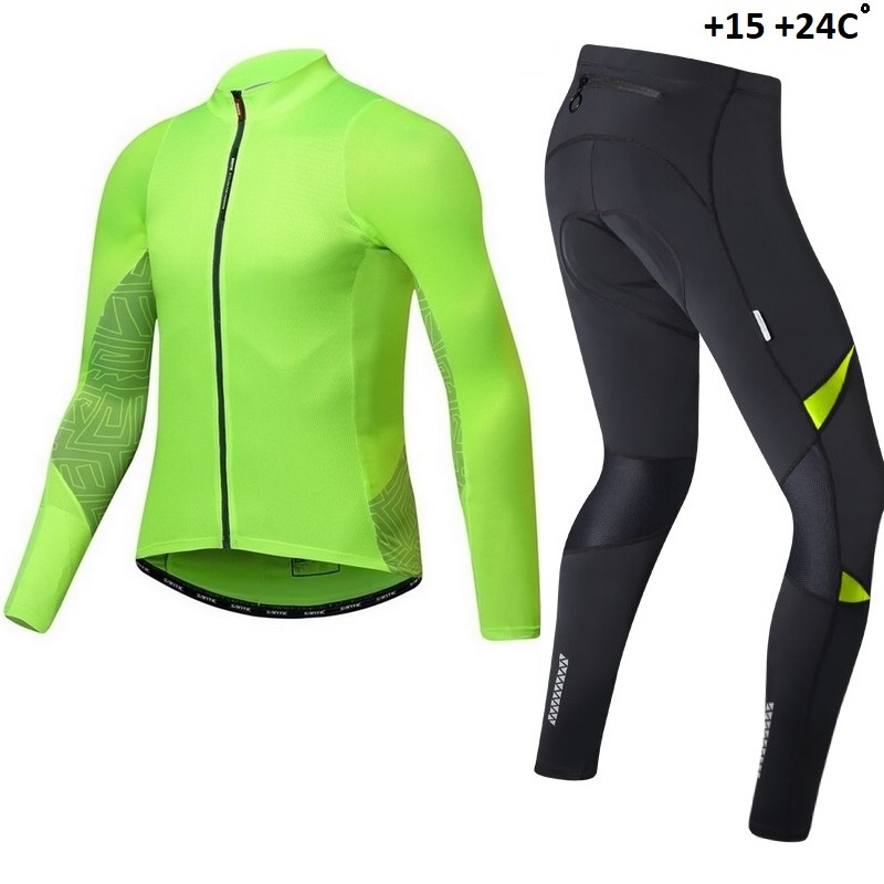 

Велокостюм мужской SANTIC PRO M Black/Green FSL2052M