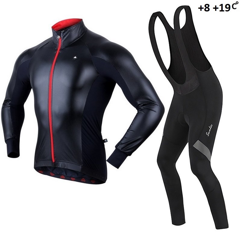 

Велокостюм Джерси Soomom, штаны Santic Pro XXXL Black/Red FSL2048XXXL