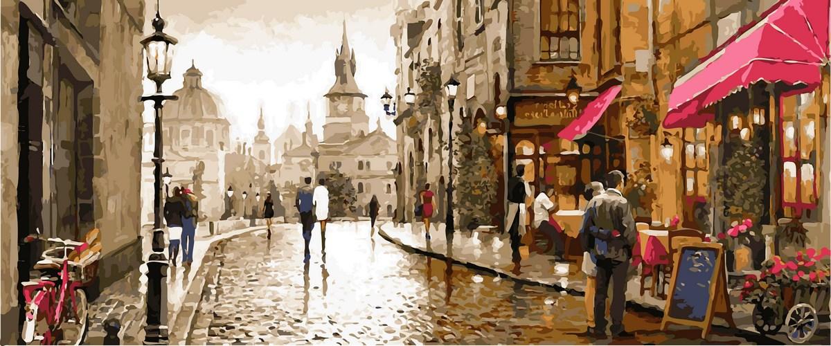 

Картина по номерам DIY Babylon Триптих Краски вечернего города 50 х 150 см (VPT027) (157201)
