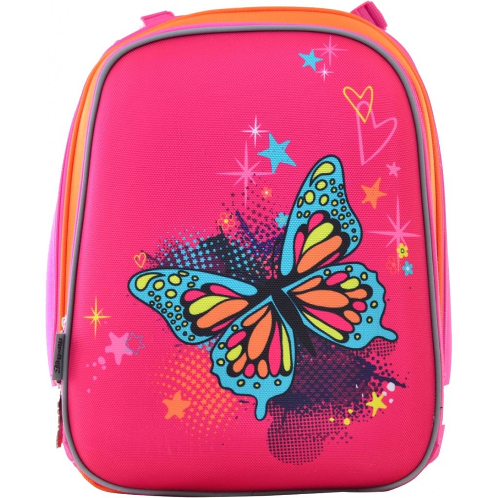 

Рюкзак школьный 1 Вересня каркасный H-12 Butterfly blue (554579)
