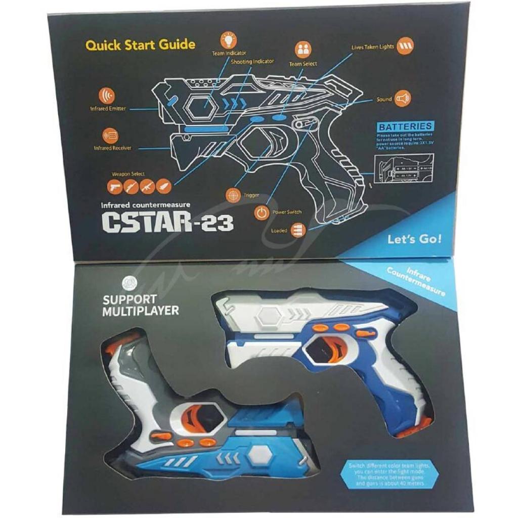 

Игрушечное оружие Canhui Toys Набор лазерного оружия Laser Guns CSTAR-23 (2 пистолета) (BB8823A)