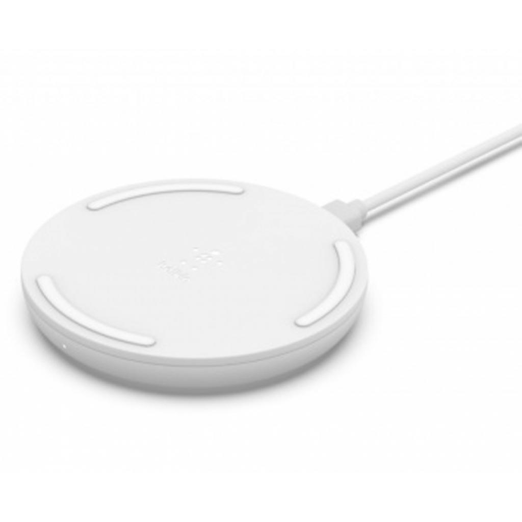 

Зарядное устройство Belkin Pad Wireless Charging Qi, 10W, no PSU, white
