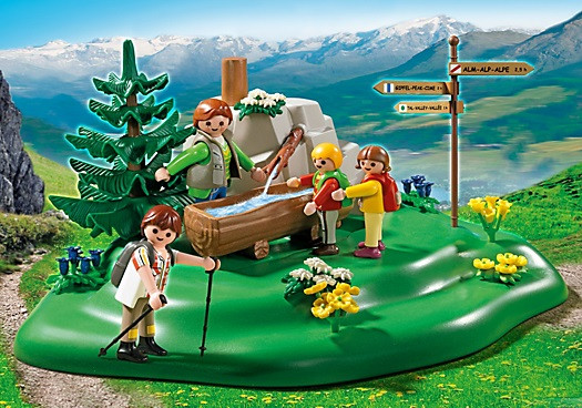 

Конструктор Playmobil Семья альпинистов у горного ручья (5424)