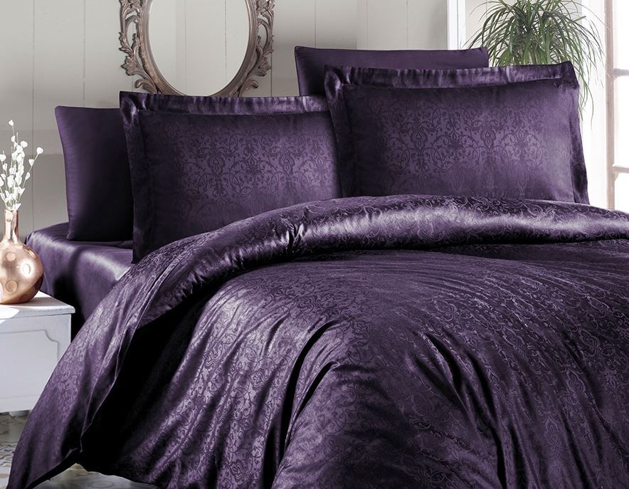 

Комплект постельного белья First Choice Сатин Жаккард 200х220 "Athena Mor"