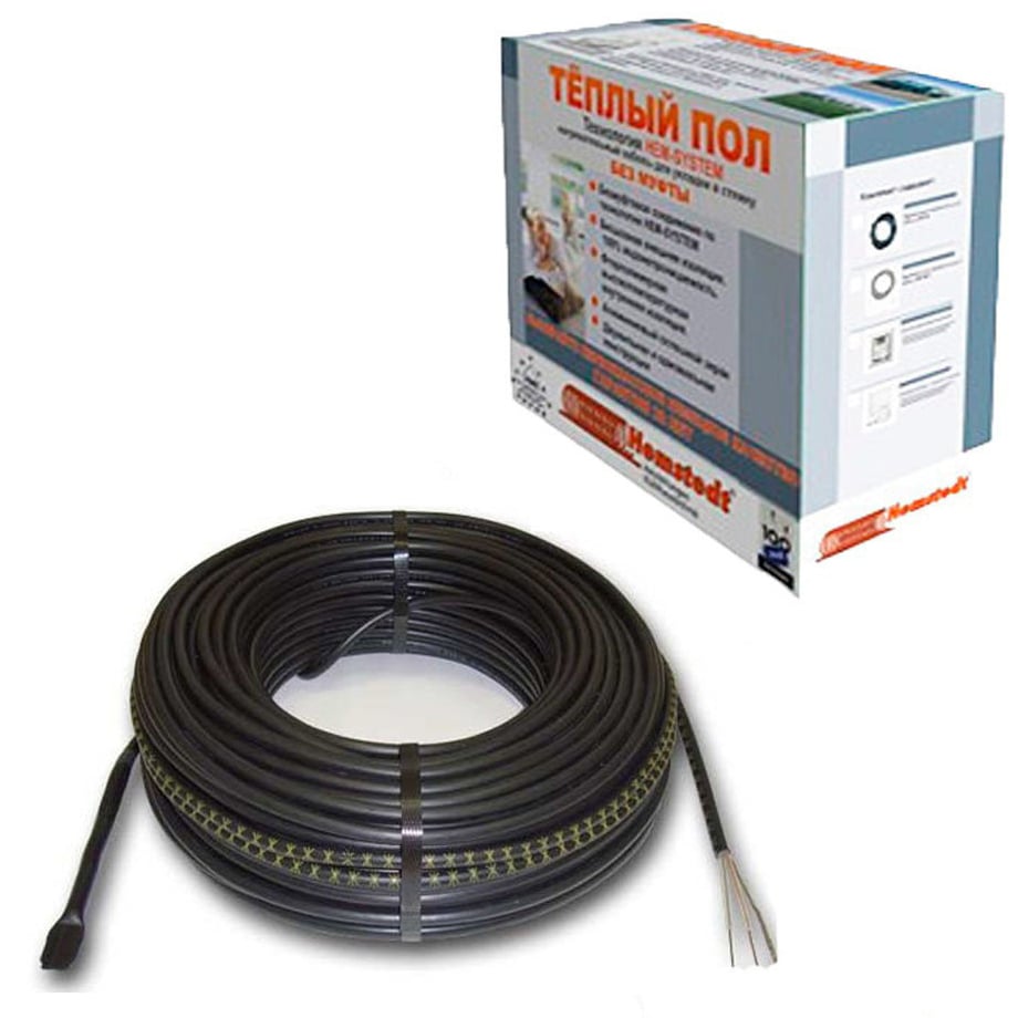 

Теплый пол Hemstedt двухжильный нагревательный кабель BR-IM 300W