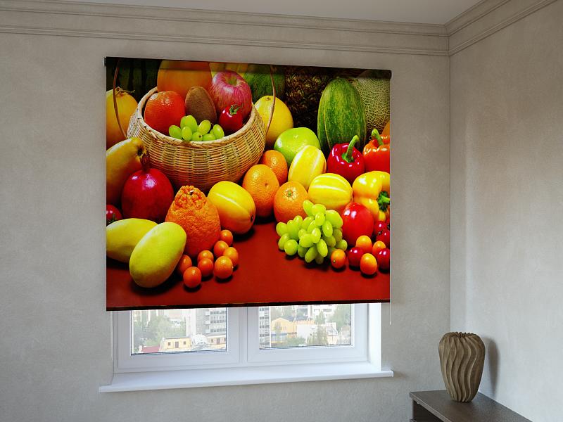 

Рулонные фотошторы Print-Market с фотопечатью натюрморт (3348)