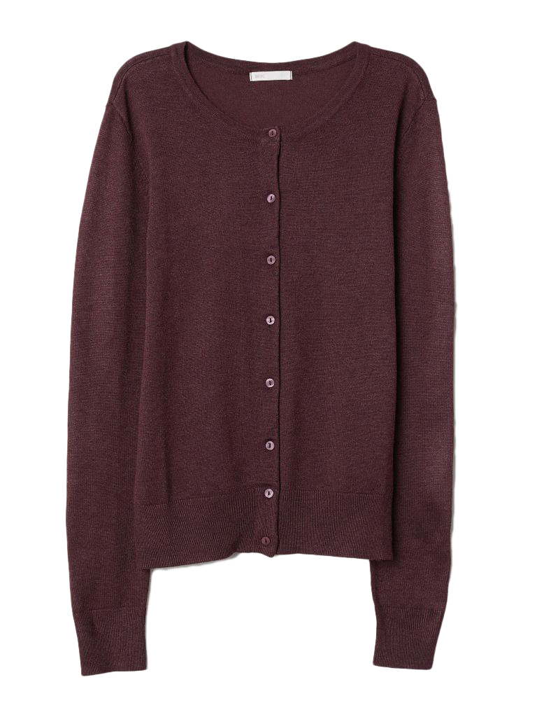 

Кардиган H&M 060579541 S Бордовый