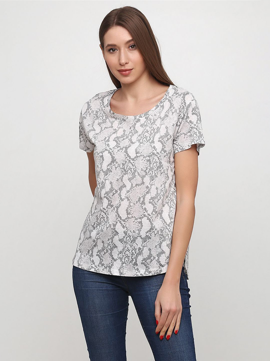 

Футболка H&M 0610776  Бежевая, Футболка H&M 0610776 S Бежевая
