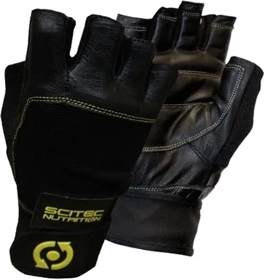 

Перчатки Scitec Nutrition Glove Yellow Leather Style M Желто-черные (816532010758)