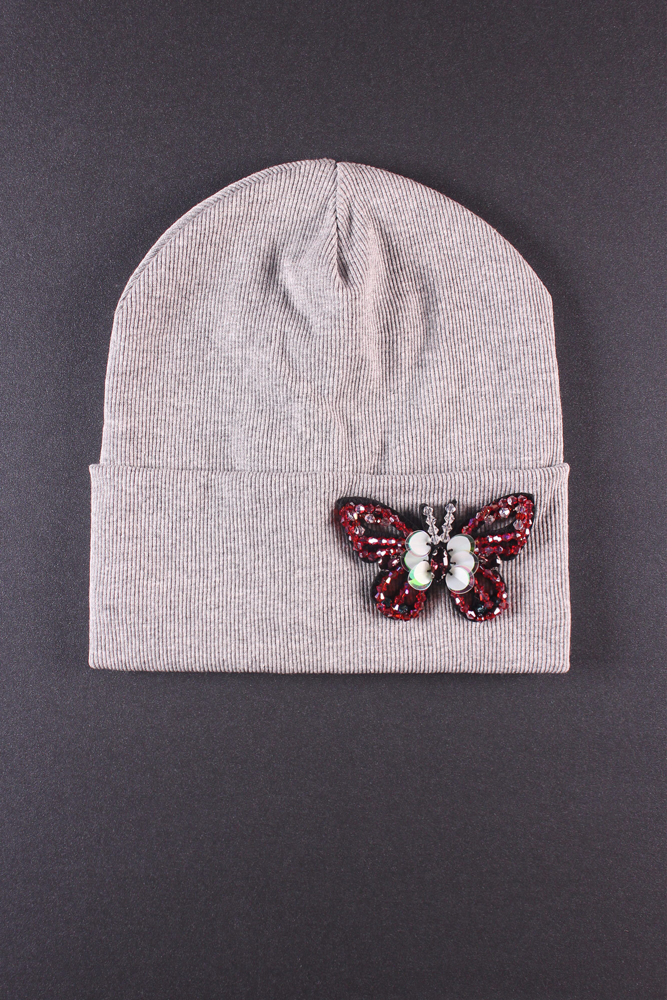

Шапка Garne Red Butterfly Серый