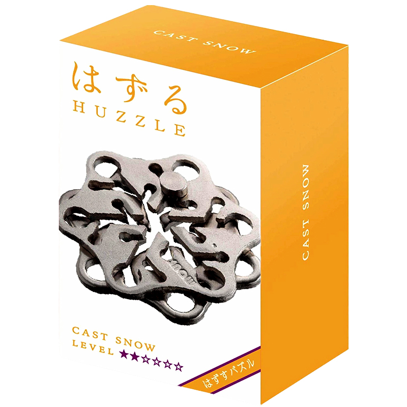 

Металлическая головоломка Снежинка Hanayama Huzzle Snow 2*
