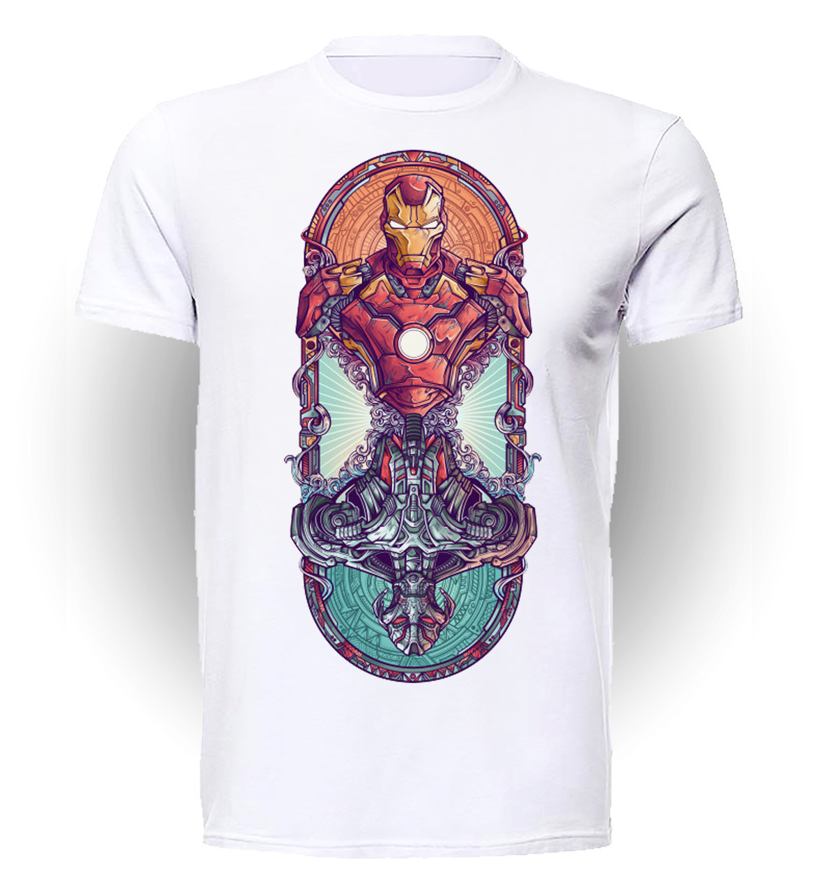 

Футболка GeekLand Железный Человек Iron Man and Antagonist art IM.01.046 (FU21IM.01.046/boy-128)