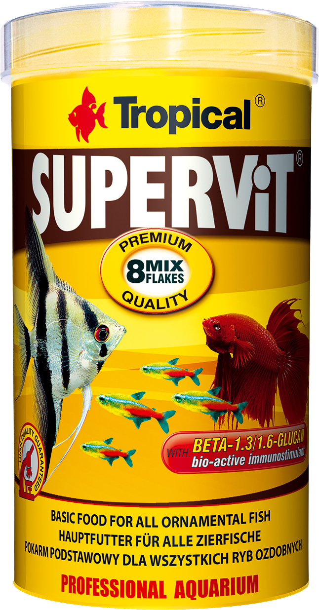 

Корм Tropical SuperVit (Basic) с содержанием ВЕТА GLUC 500 мл / 100 г (5900469771051)