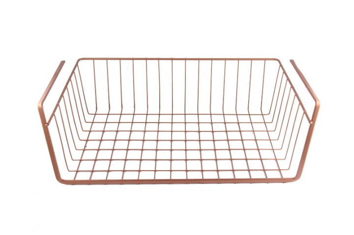 Корзина навесная 40*26*14см COPPER Metaltex, медный (363140) – фото ...