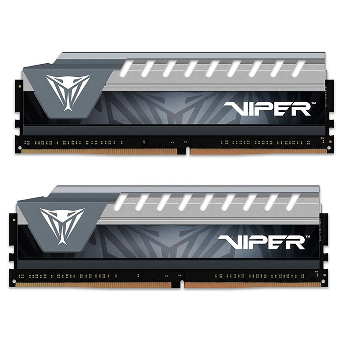 

Модуль памяти для компьютера DDR4 16GB (2x8GB) 2666 MHz Viper V4 Elite Patriot (PVE416G266C6KGY)
