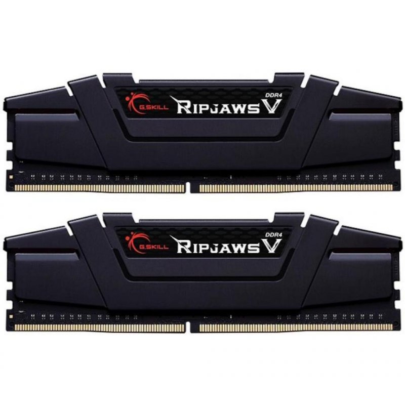 

Модуль памяти для компьютера DDR4 16GB (2x8GB) 4000 MHz RipjawsV Black G.Skill (F4-4000C15D-16GVK)