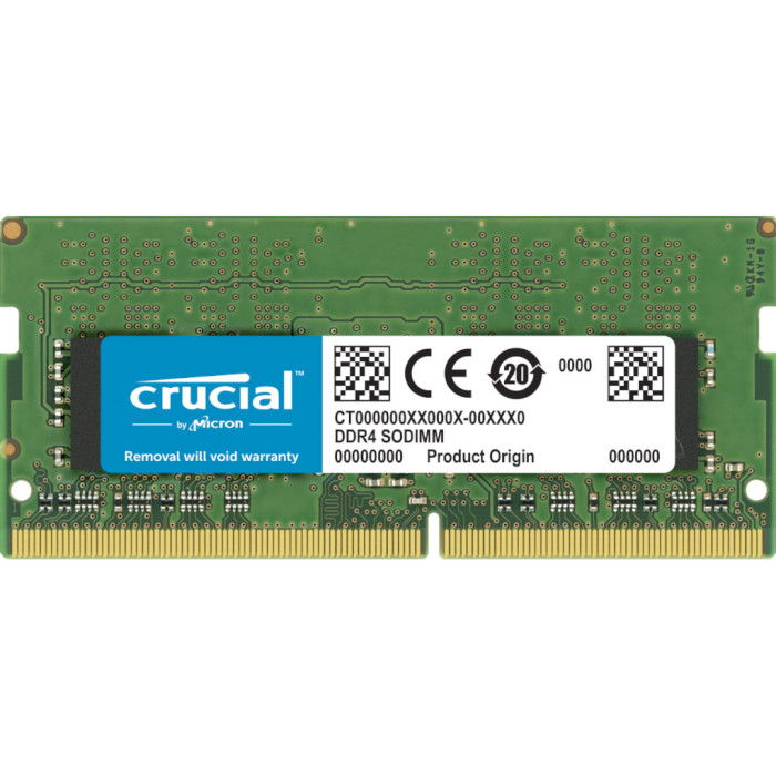 

Модуль памяти для ноутбука SoDIMM DDR4 32GB 3200 MHz MICRON (CT32G4SFD832A)
