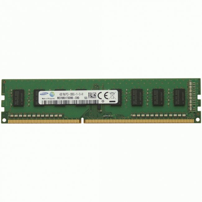 

Модуль памяти для компьютера DDR3 4GB 1600 MHz Samsung (M378B5173DBO-CKO)