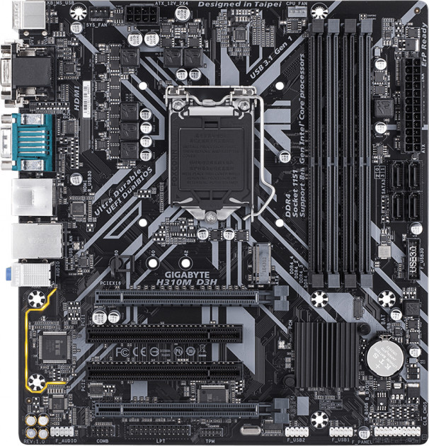 

Материнская плата GIGABYTE H310M D3H