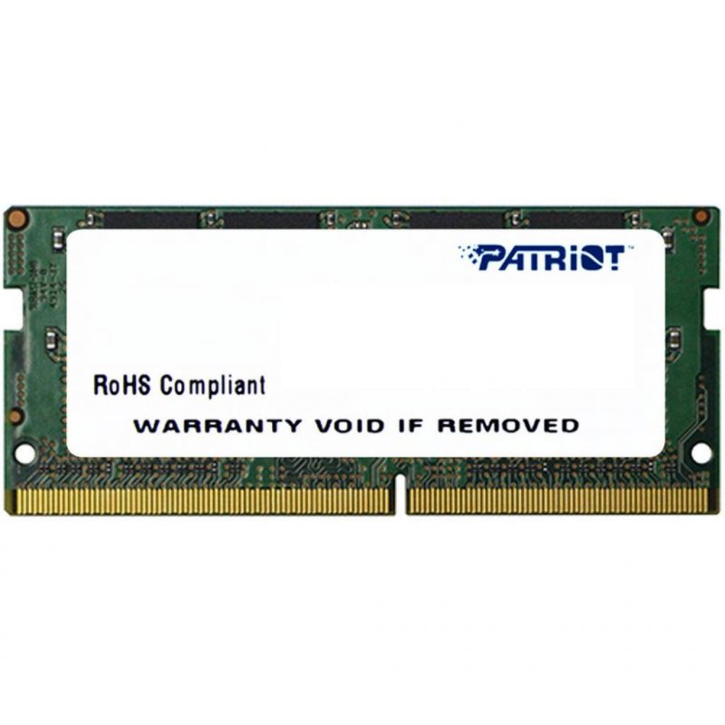 

Модуль памяти для ноутбука DDR4 4GB 2400 MHz Patriot (PSD44G240082S)