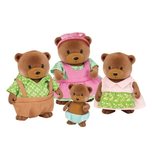 

Набор игровых фигурок Li`l Woodzeez Семья Медведей (6093M)