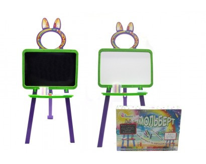 

Доска для рисования магнитная DOLONI TOYS салатово-фиолетовая 013777/6