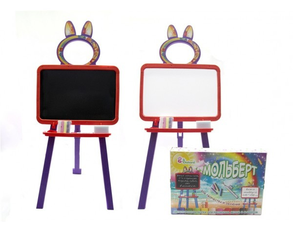 

Доска для рисования DOLONI TOYS магнитнач оранжево-фиолетовый 013777/5