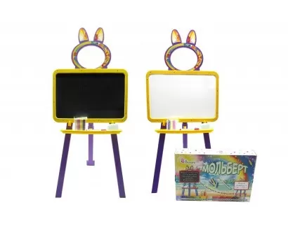 

Доска для рисования DOLONI TOYS магнитная желто-фиолетовый 013777/4