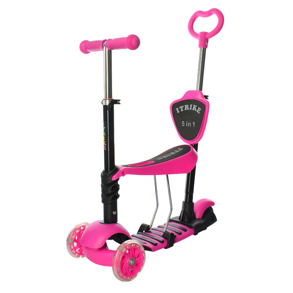 

Самокат iTrike Розовый JR 3-026-K(Pink)