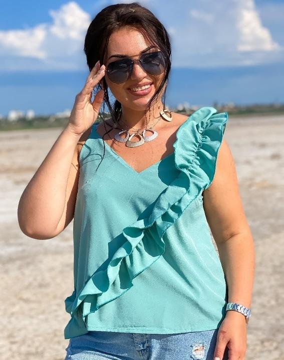 

Блузка G&M k-70605 - Размер цвет фисташка, Блузка G&M k-70605 42-44 Размер цвет фисташка