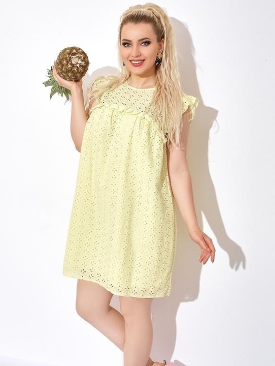 

Платье G&M k-69236 - Размер цвет желтый, Платье G&M k-69236 54-56 Размер цвет желтый