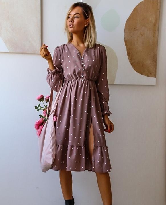 

Платье G&M k-73189 46-48 Размер цвет бежевый