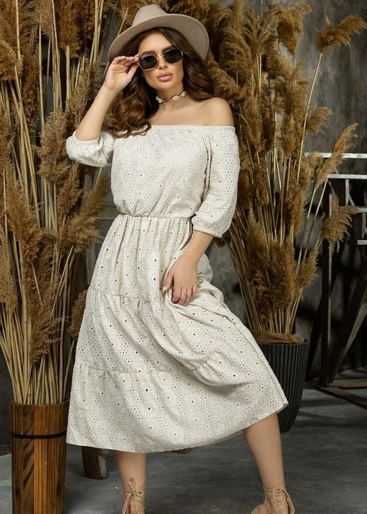 

Платье G&M k-69334 46-48 Размер цвет бежевый