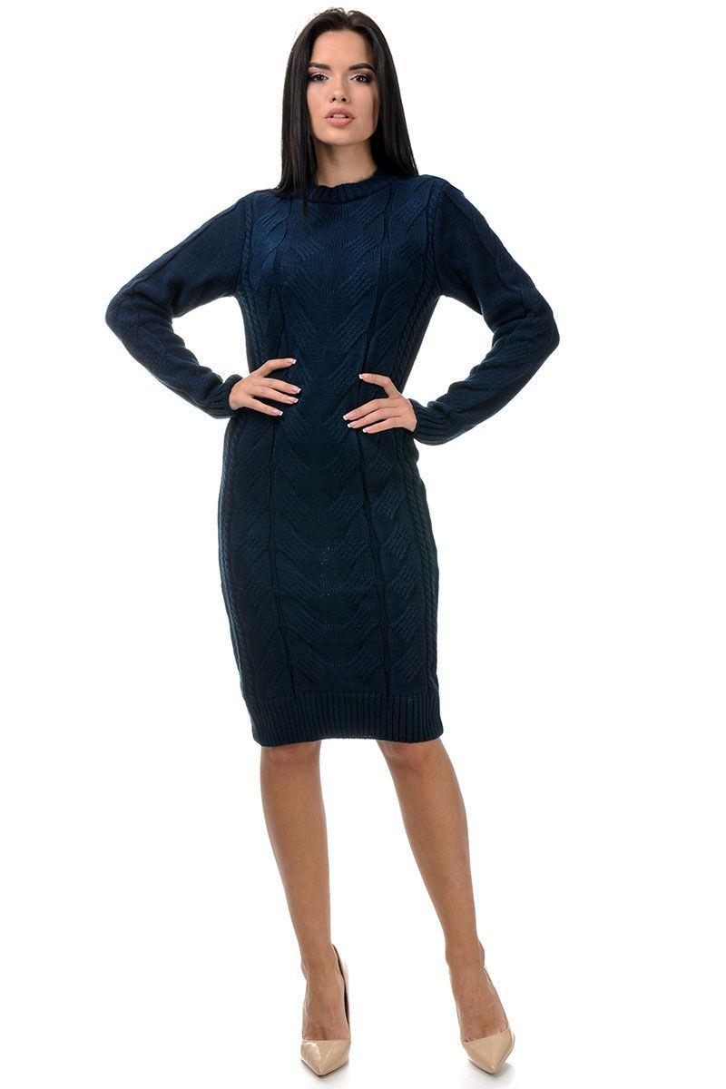 

Fashions • Платье Lisa Fashions 42-48 темно-синий (845-нс)